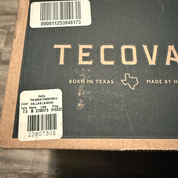 Tecovas Annie in Lagoon Color - Picture 6 of 6